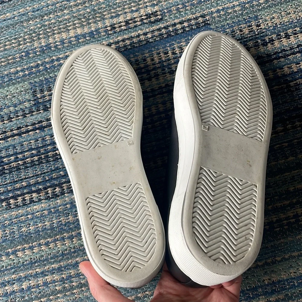 Woman by Common Projects Tournament Low Top Sneakers Black Leather Size 7.5